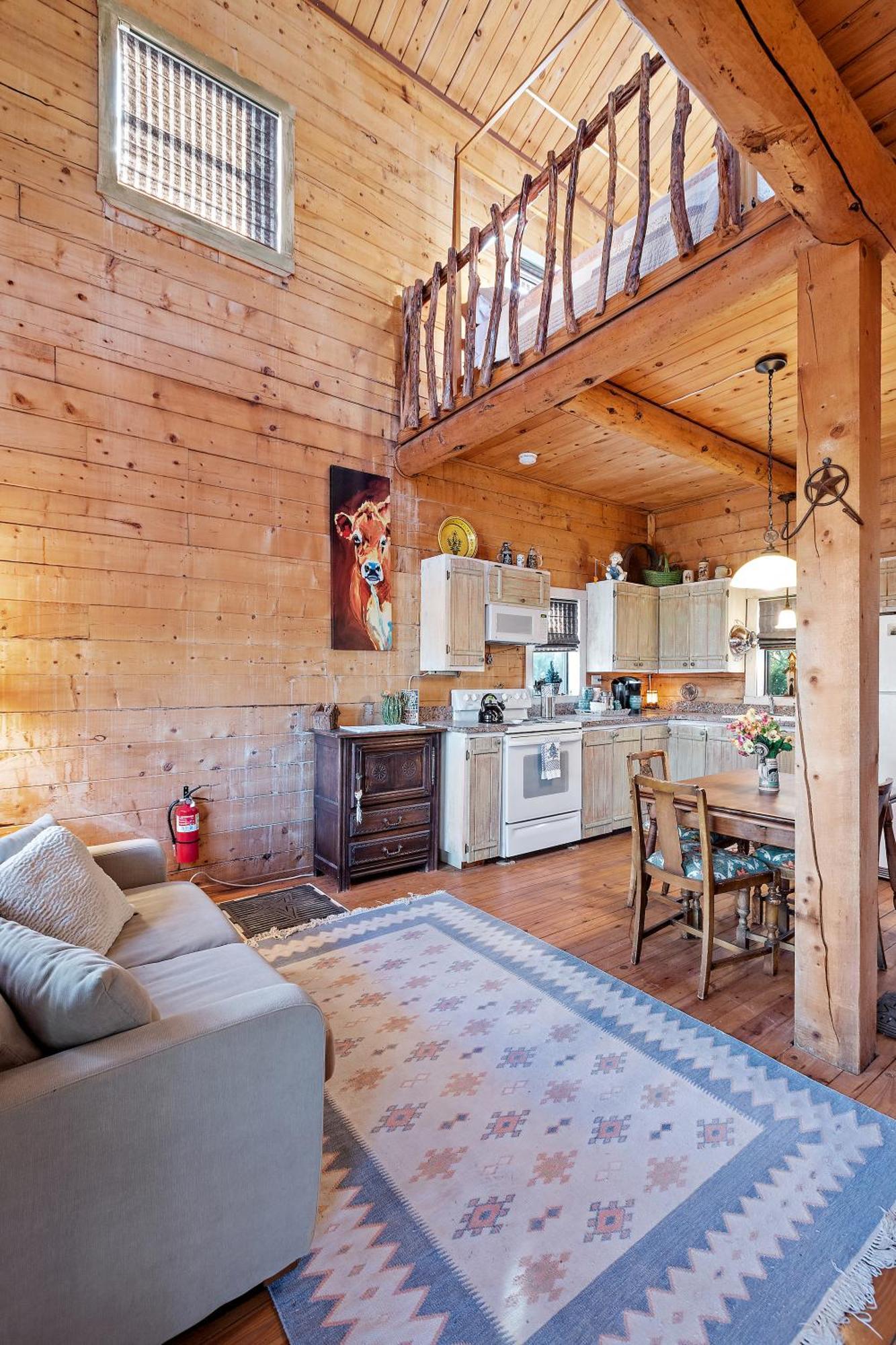 Mighty Oak Log Cabin Фредеріксбург Екстер'єр фото