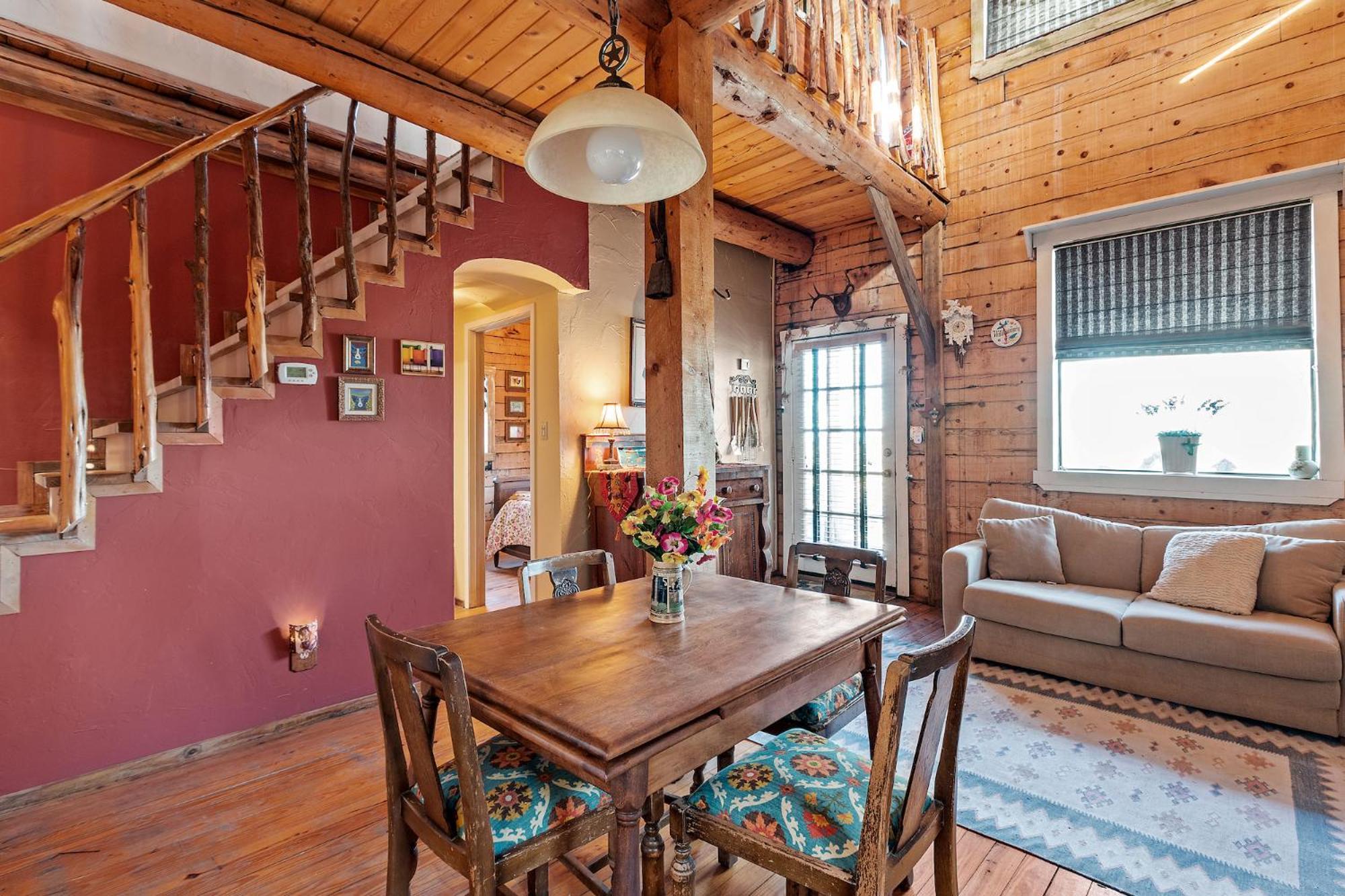 Mighty Oak Log Cabin Фредеріксбург Екстер'єр фото