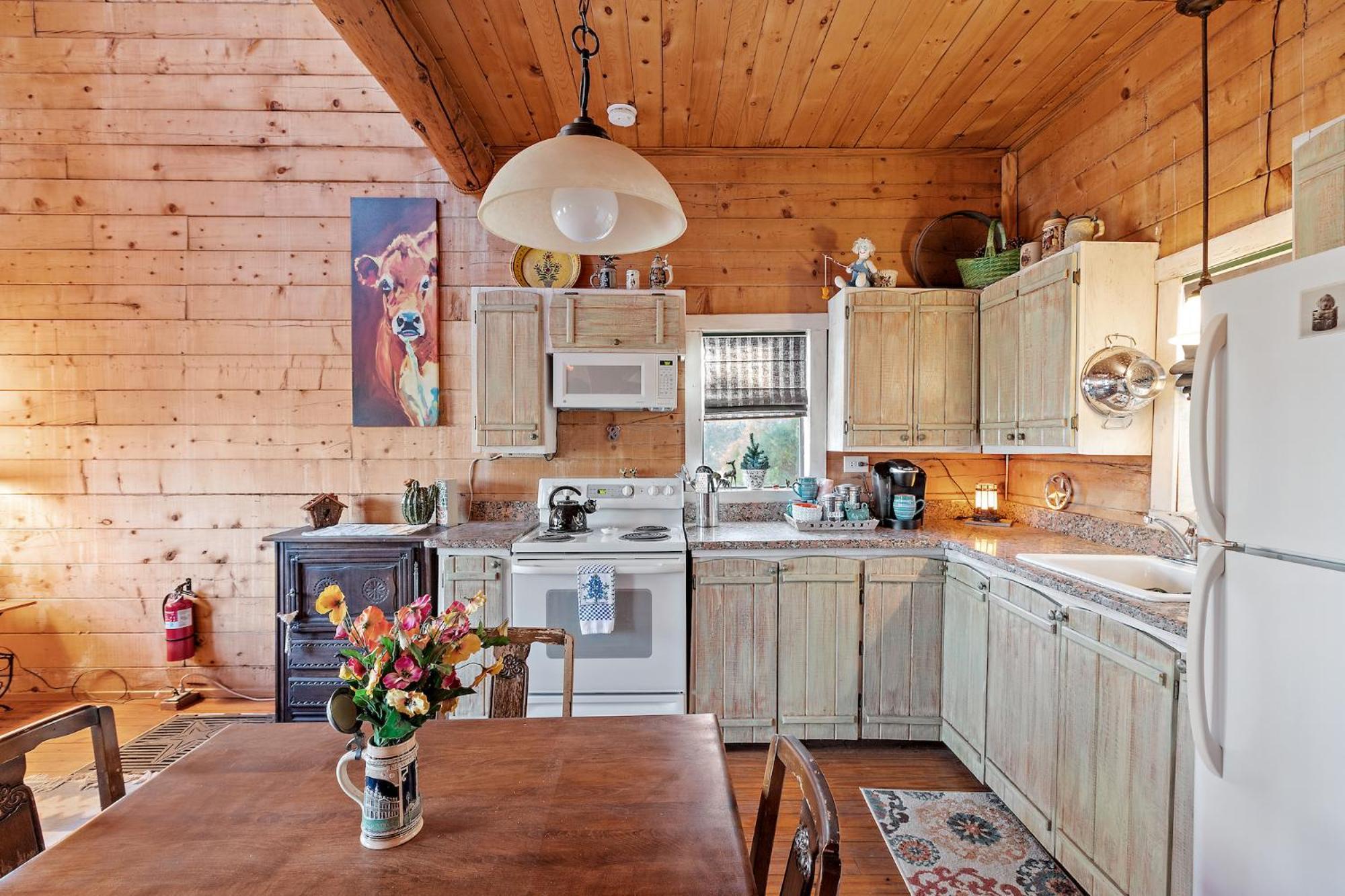 Mighty Oak Log Cabin Фредеріксбург Екстер'єр фото