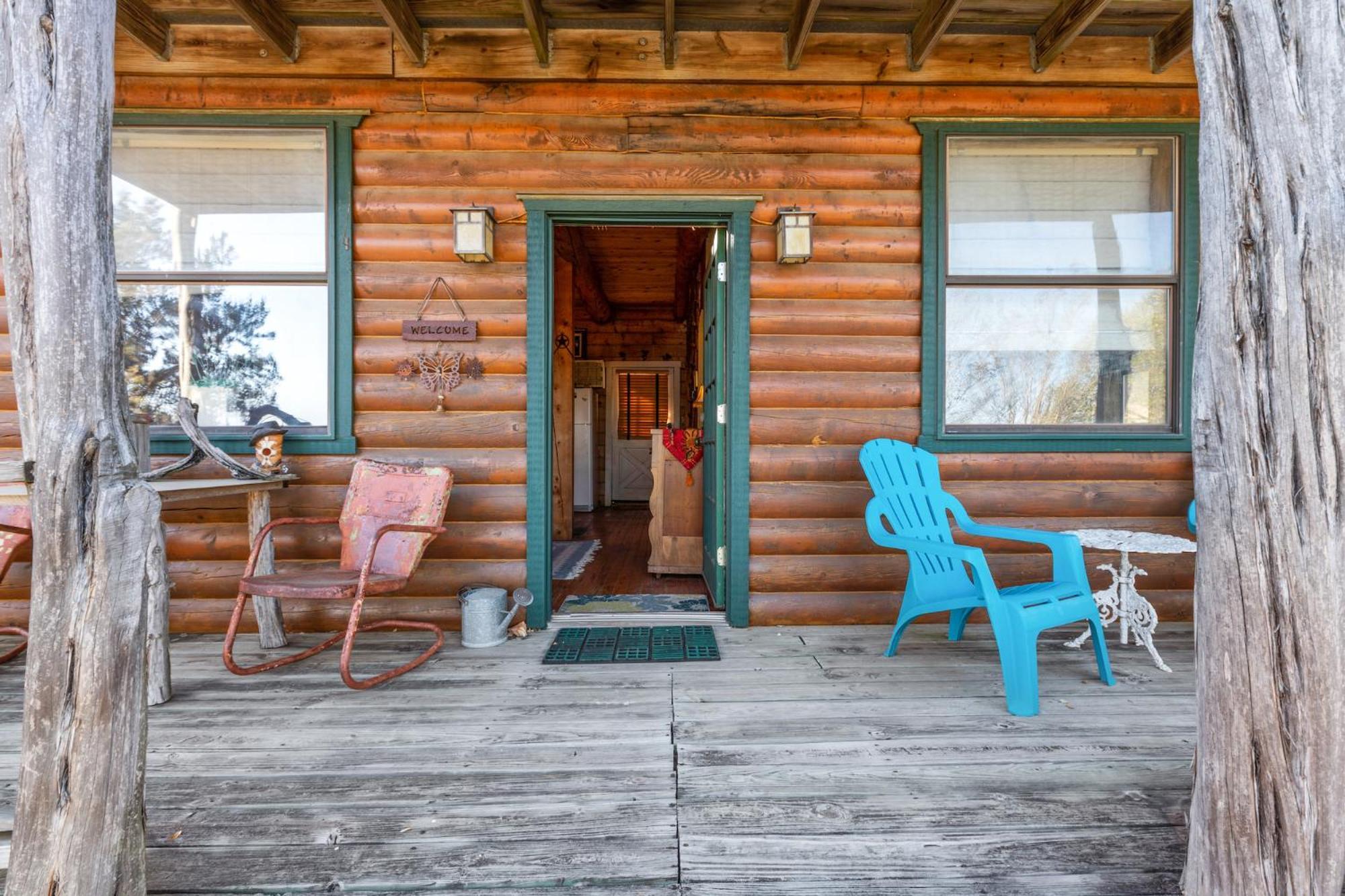 Mighty Oak Log Cabin Фредеріксбург Екстер'єр фото